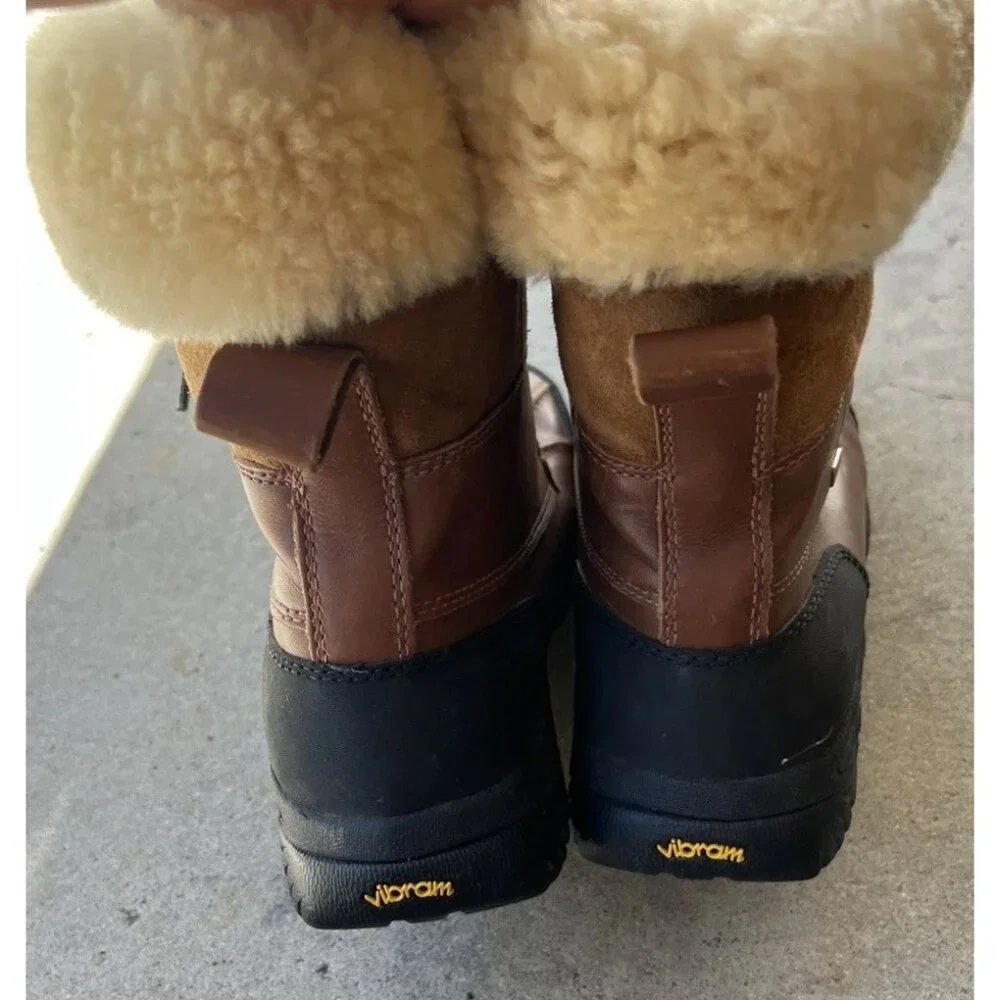 UGG BUTTE WORCHESTER STOUT WATERPROOF LEATHER SNOW BOOTS SIZE mens 9